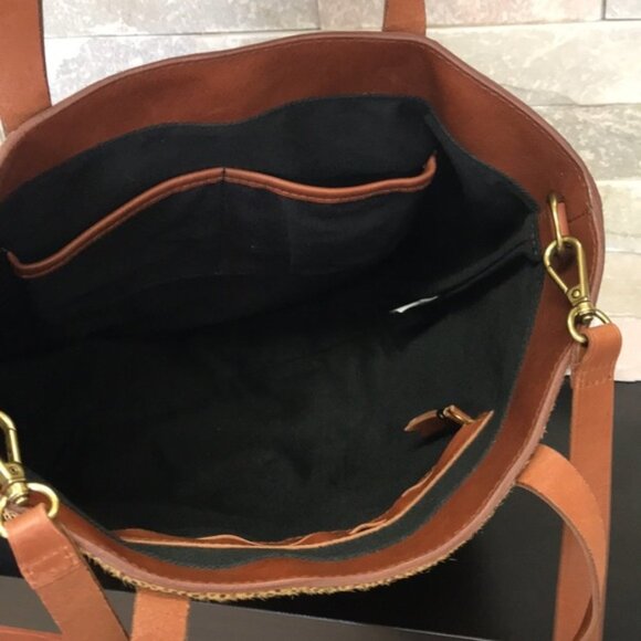 MADEWELL Genuine Calf Hair Med.Transport Tote(1) - Picture 5 of 11
